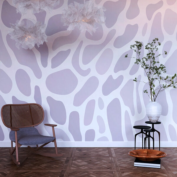 Padrão branco e roxo Padrão branco e roxo