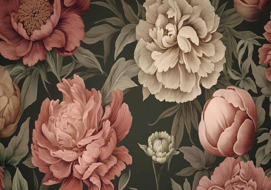 Papel de parede com flores