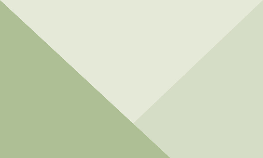 Triângulo verde e branco