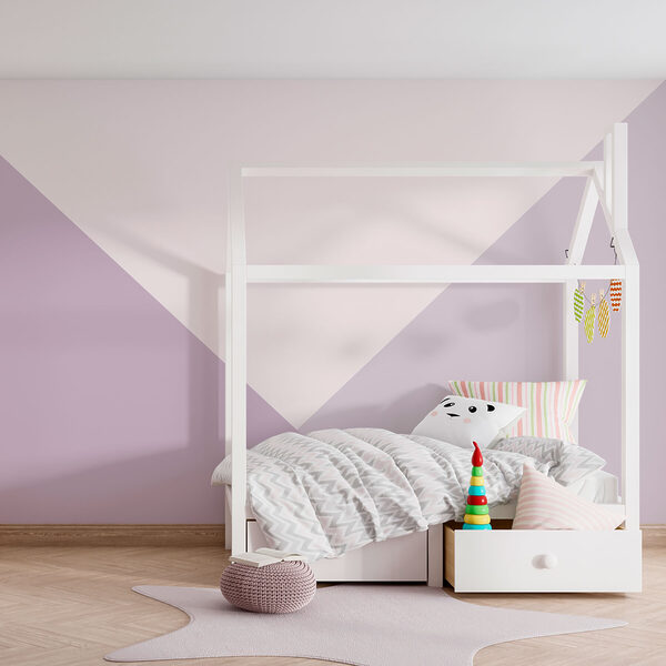 Triângulo roxo e branco Triângulo roxo e branco