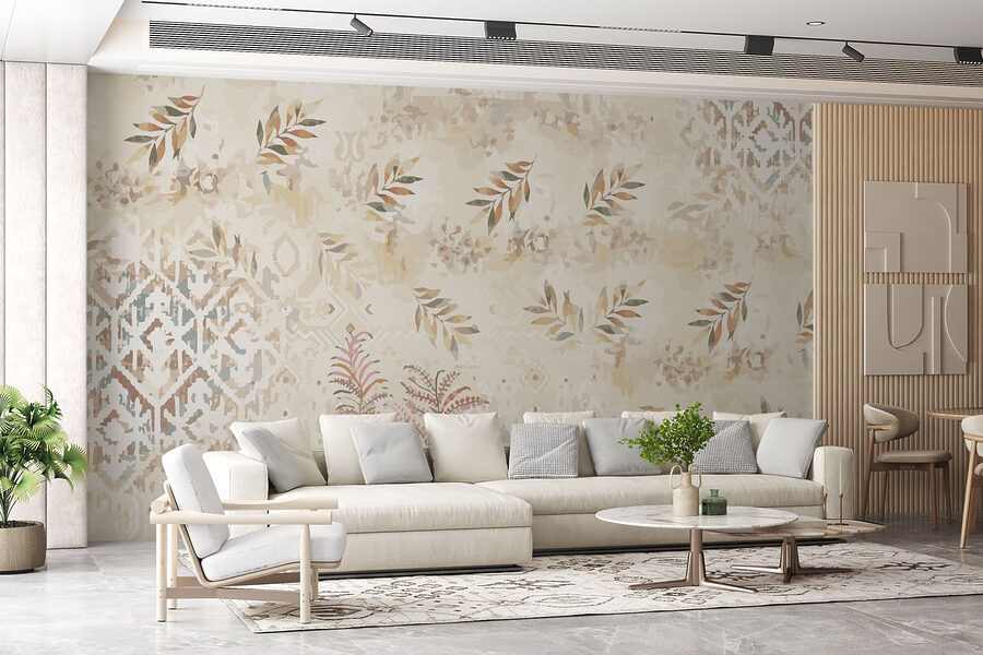 Design inspirado na natureza com texturas subtis