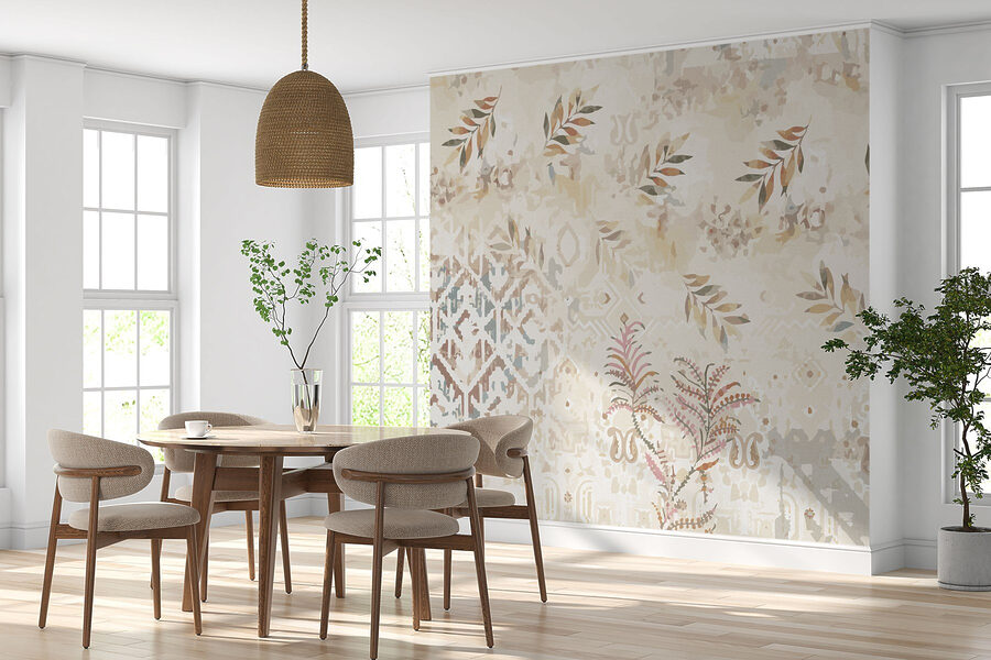 Design inspirado na natureza com texturas subtis