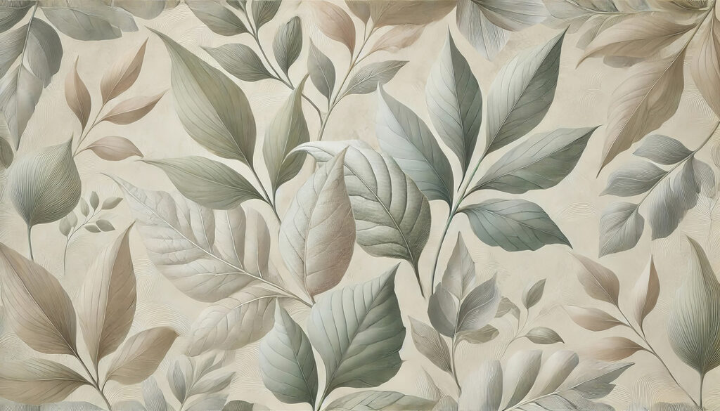 Papel de parede com folhas Papel de parede com folhas