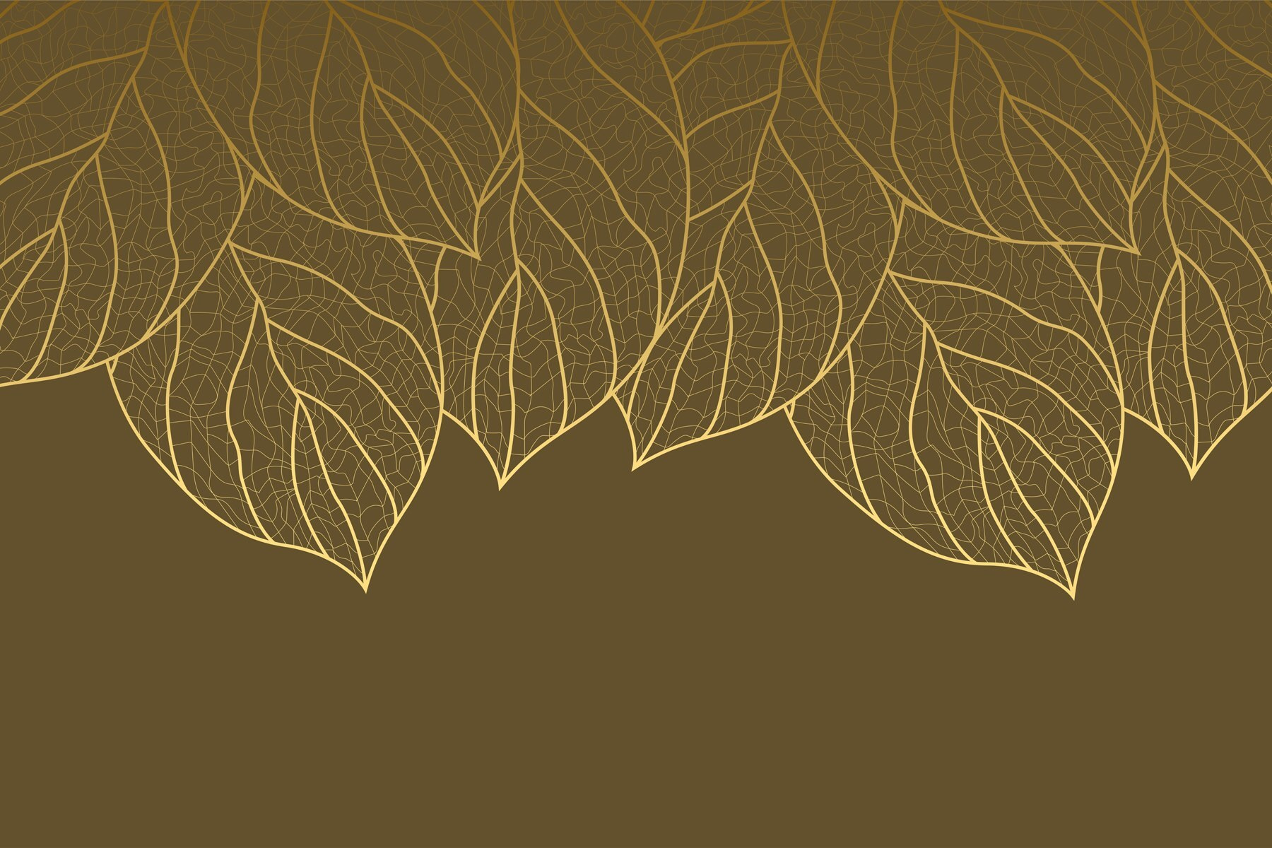 Elegant leaf patterns on a muted background Elegant leaf patterns on a muted background