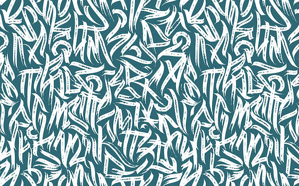 Padrão de linhas brancas sobre um fundo azul Padrão de linhas brancas sobre um fundo azul