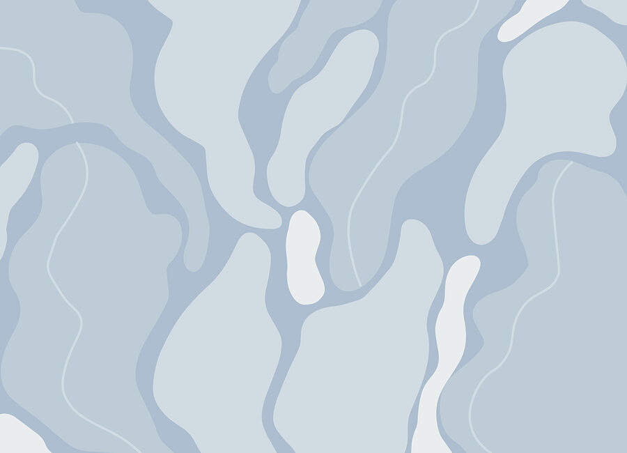 Padrão azul e branco