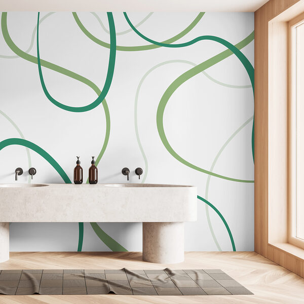 Padrão verde e branco Padrão verde e branco