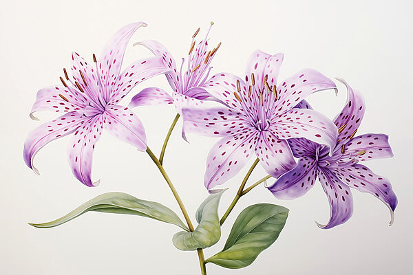 Flores delicadas em tons suaves Flores delicadas em tons suaves