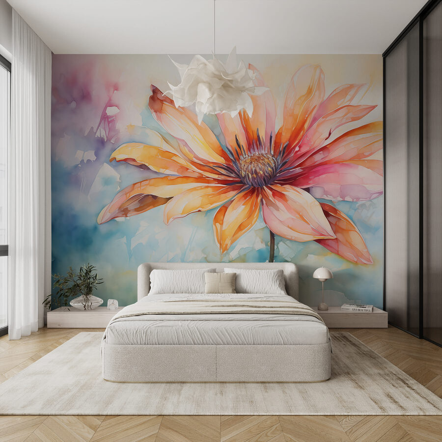 Pintura de uma flor