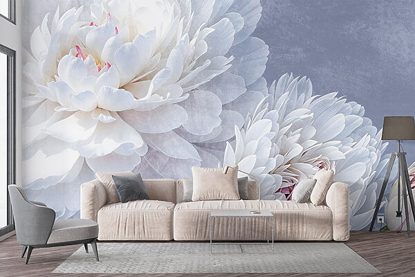 Flores delicadas em cores suaves Flores delicadas em cores suaves