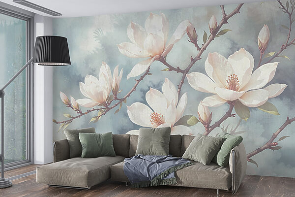 Flores delicadas em cores suaves Flores delicadas em cores suaves