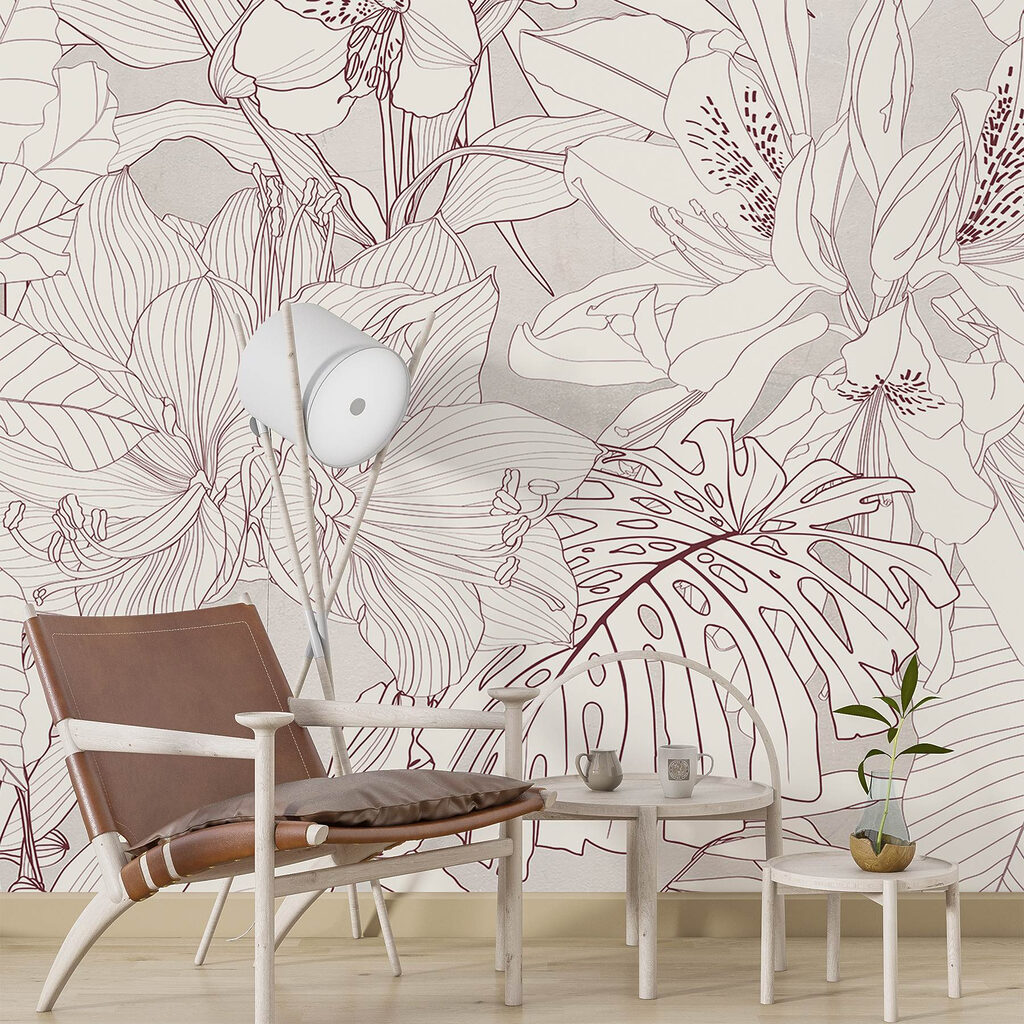 Nature's delicate floral patterns unfold