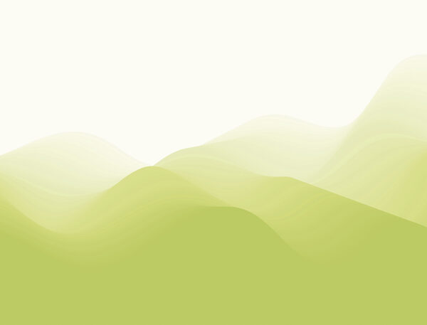 Colinas verdes com fundo branco Colinas verdes com fundo branco