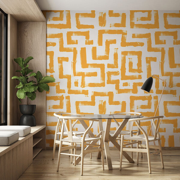 Padrão de linhas cor de laranja Padrão de linhas cor de laranja