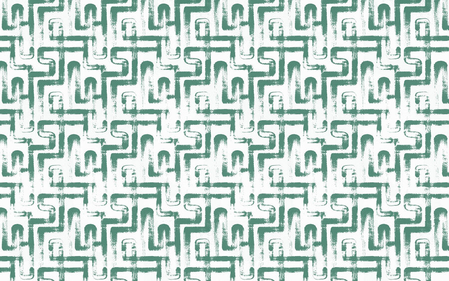Papel de parede Padrão de linhas verdes - Image 3