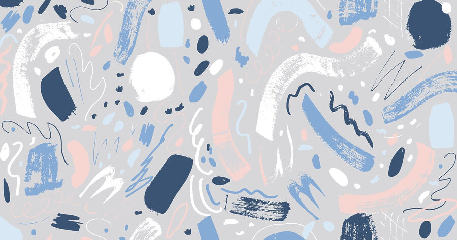 Papel de parede Padrão de diferentes formas e cores - Image 3