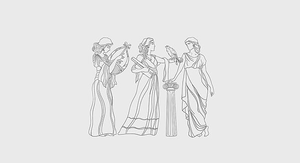 Desenho de linhas de mulheres vestidas Desenho de linhas de mulheres vestidas