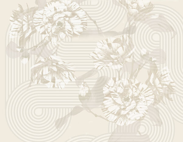 Florais suaves com padrões divertidos. Florais suaves com padrões divertidos.