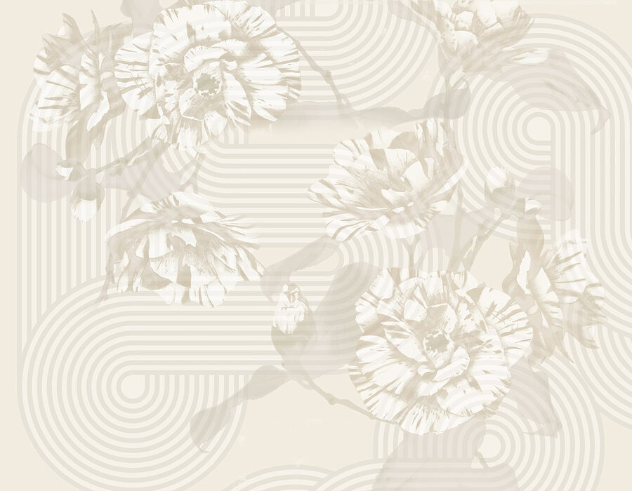 Florais suaves com padrões divertidos.