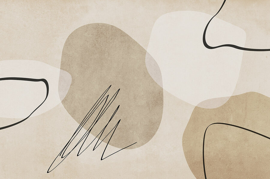 Formas abstractas em tons neutros Formas abstractas em tons neutros
