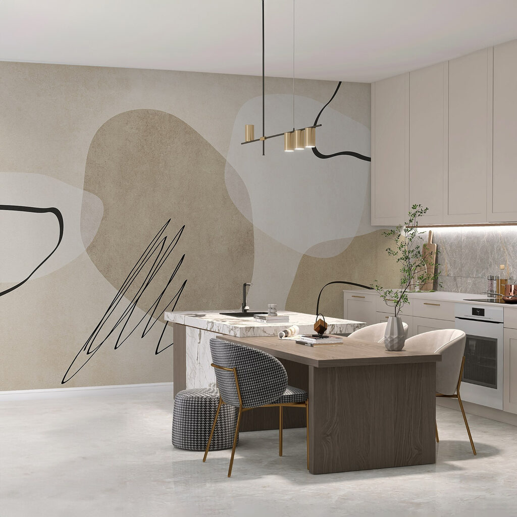 Abstract shapes in neutral tones Abstract shapes in neutral tones