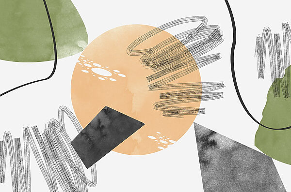 Formas abstractas em cores vibrantes. Formas abstractas em cores vibrantes.