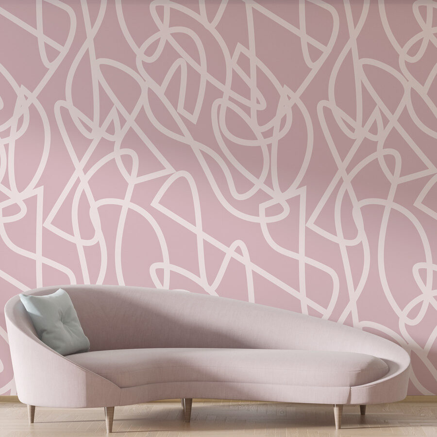 Papel de parede Padrão de linhas brancas