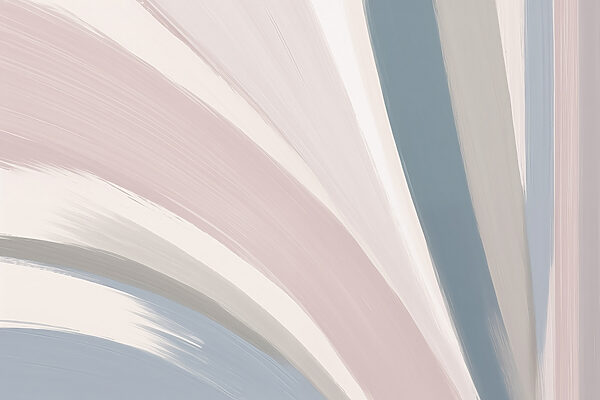 As cores suaves misturam-se em pinceladas fluidas. As cores suaves misturam-se em pinceladas fluidas.