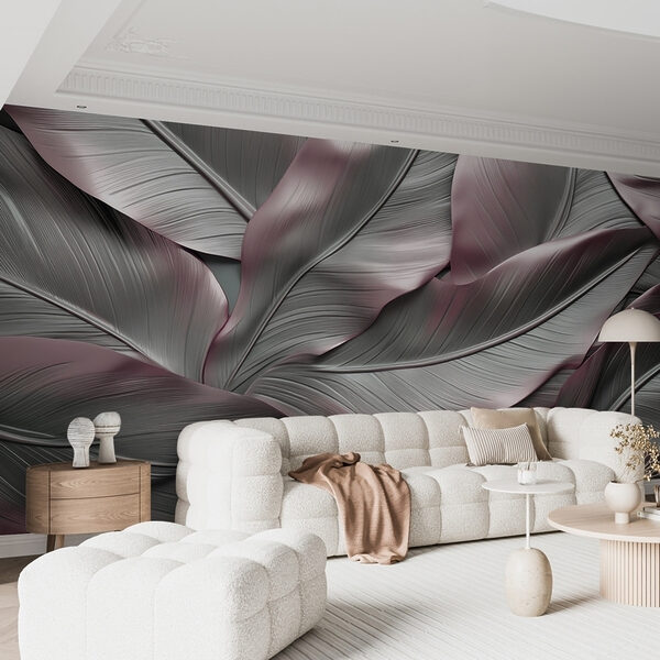 Folhas elegantes em tons suaves. Folhas elegantes em tons suaves.