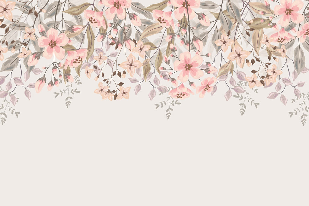 Flores delicadas em tons suaves Flores delicadas em tons suaves