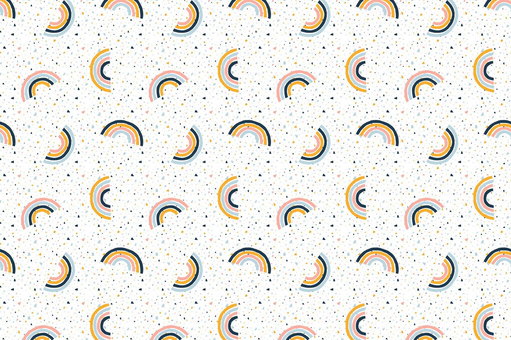 Padrão de arco-íris coloridos Padrão de arco-íris coloridos