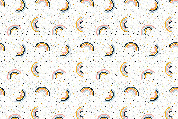 Padrão de arco-íris coloridos Padrão de arco-íris coloridos