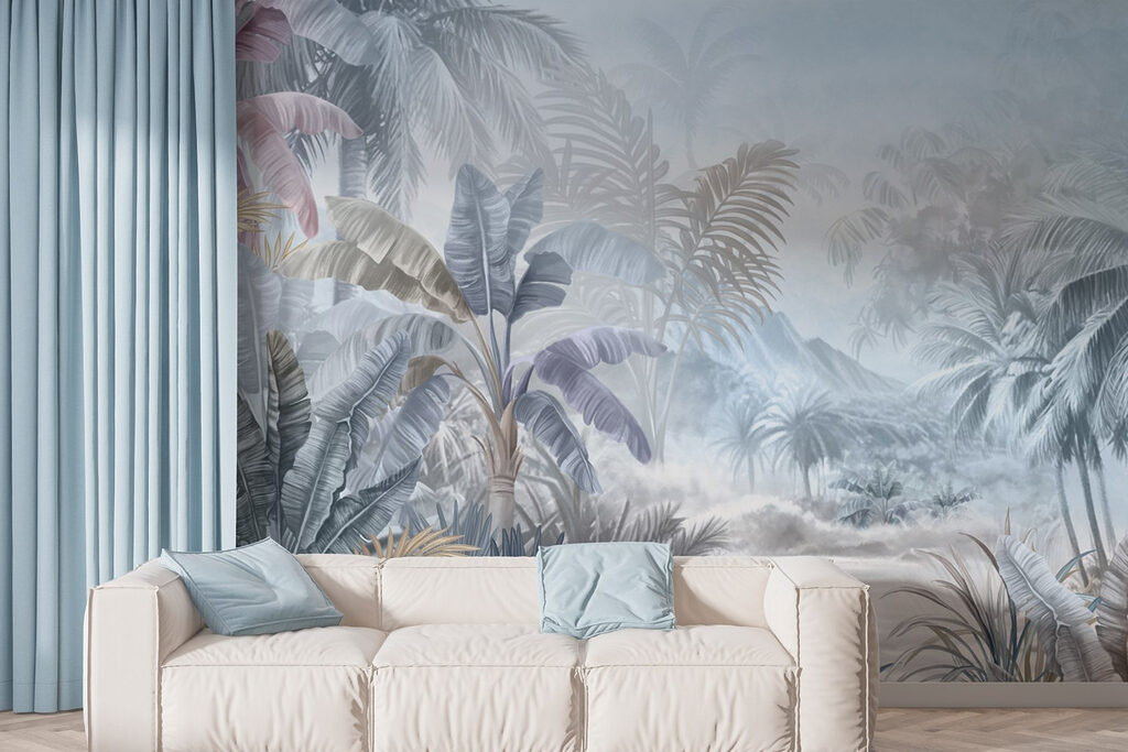 Painting of a jungle Painting of a jungle