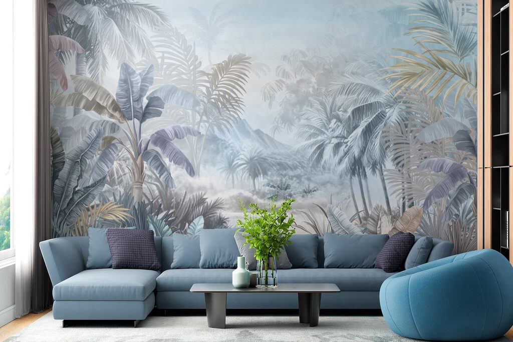 Painting of a jungle Painting of a jungle