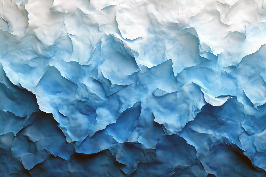 Papel de parede Montanhas de tons gelados texturizados. - Image 5