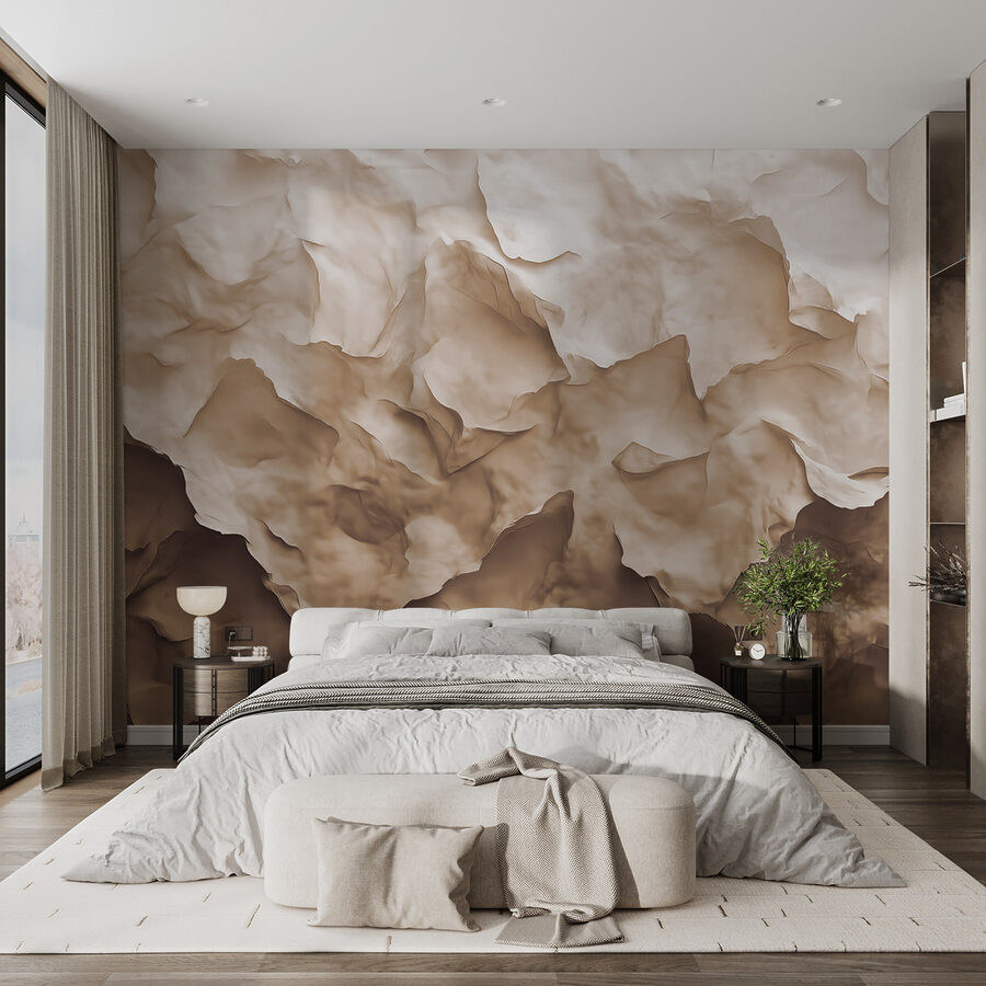 Textura abstrata em tons quentes.