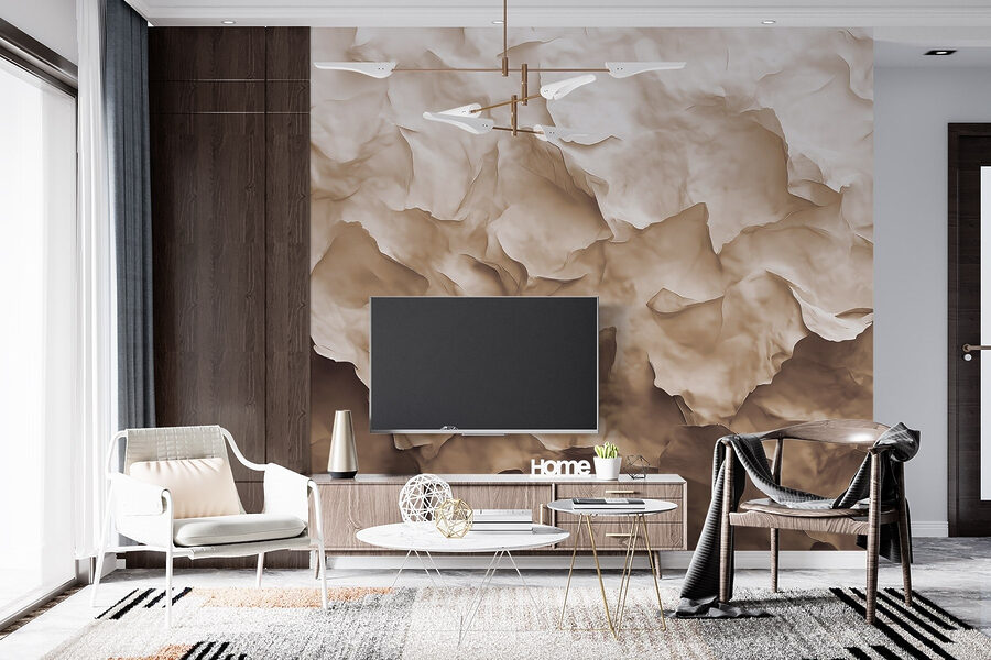 Textura abstrata em tons quentes.