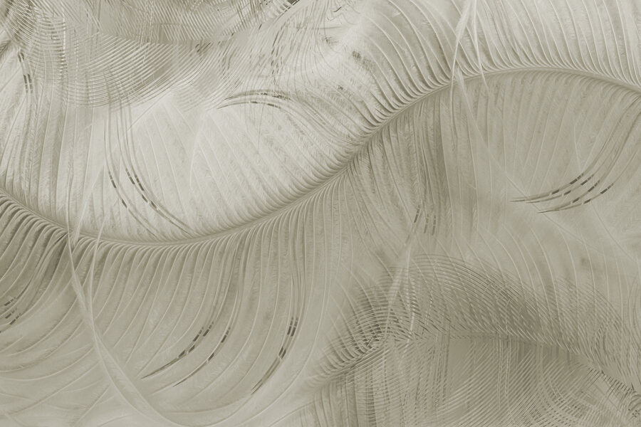 A textura serena e frondosa da natureza’.
