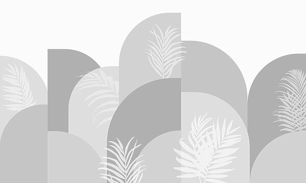 Fundo cinzento e branco com folhas brancas Fundo cinzento e branco com folhas brancas