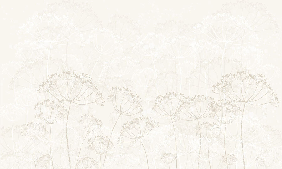 Flores delicadas em tons suaves
