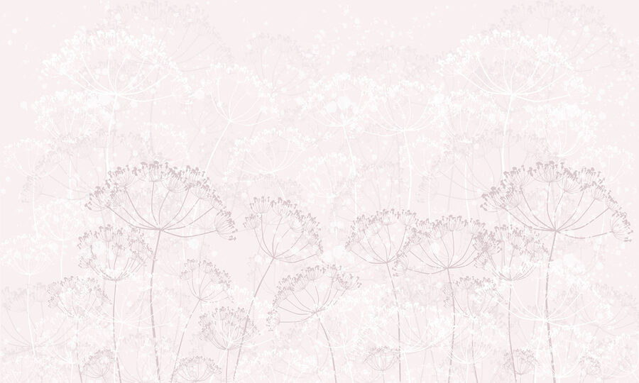 Padrão floral branco e cor-de-rosa