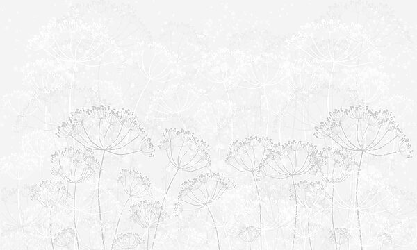Fundo branco com flores Fundo branco com flores