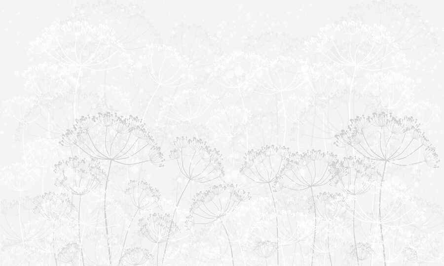 Fundo branco com flores