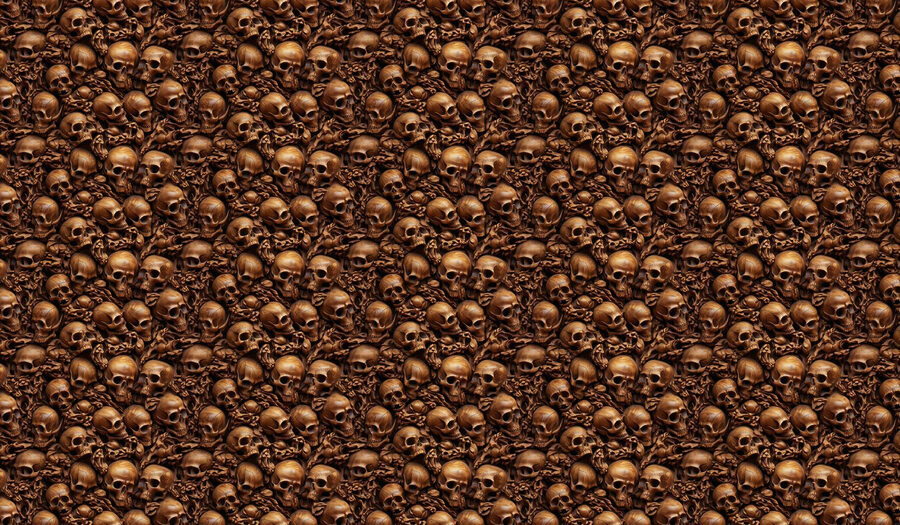 Pilha de crânios Pilha de crânios