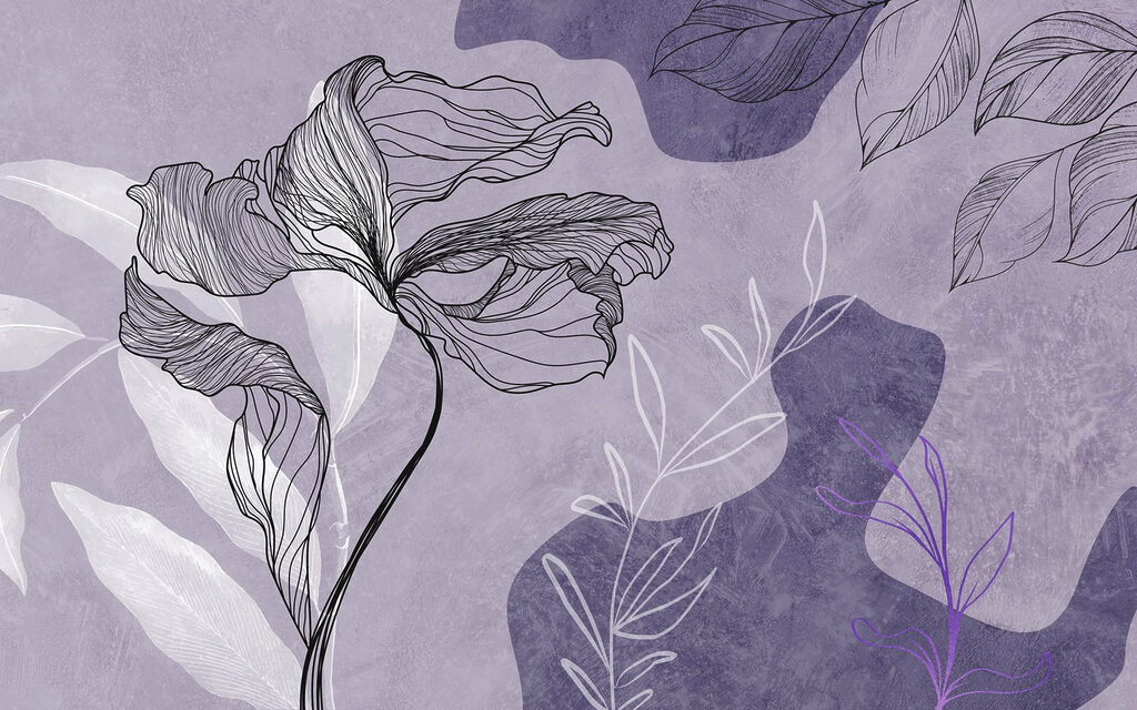 Desenho de uma flor Desenho de uma flor