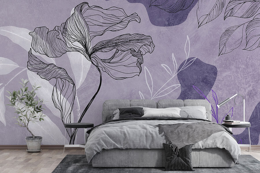 Desenho de uma flor