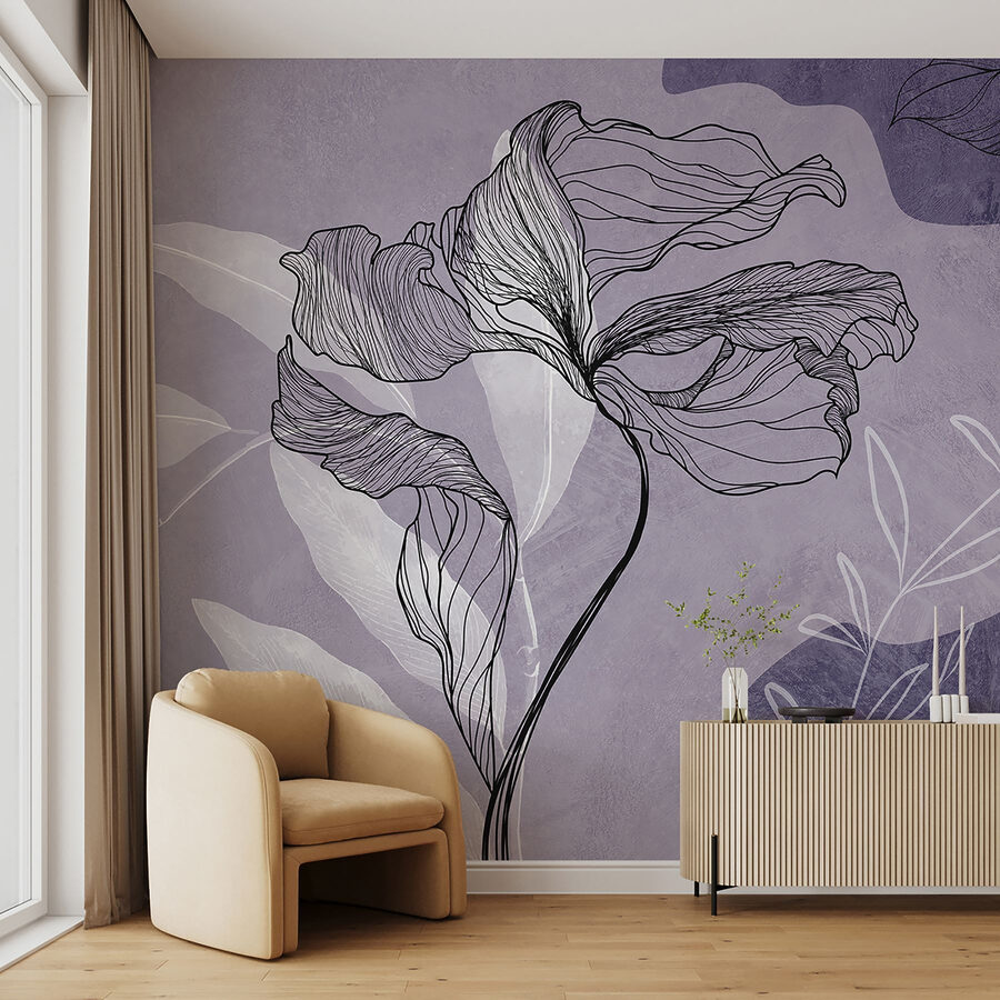 Desenho de uma flor