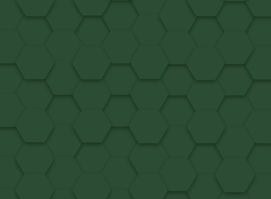 Hexágonos verdes numa superfície Hexágonos verdes numa superfície