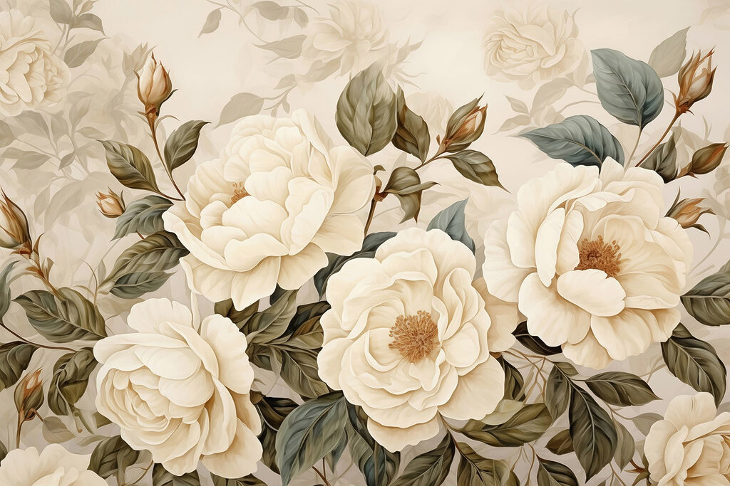 Flores suaves em tons suaves Flores suaves em tons suaves