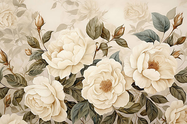 Flores suaves em tons suaves Flores suaves em tons suaves